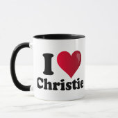 I Herz Chris Christie Tasse (Links)