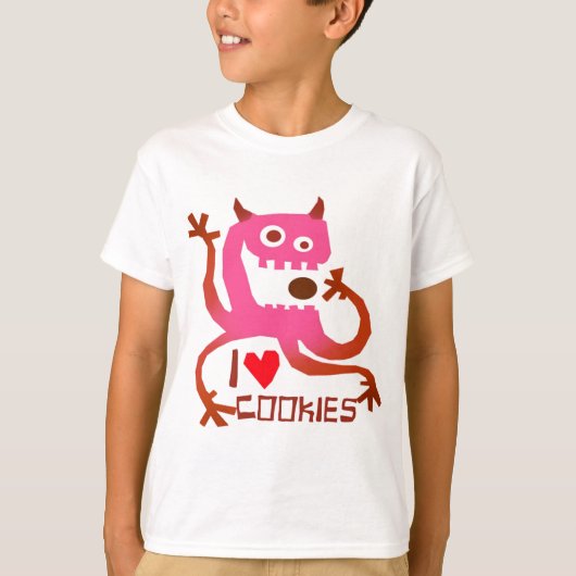 I *Herz* Cookies — Shirt (Vorderseite)