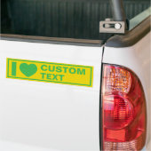 I Herz Custom Template Retro Autoaufkleber (Auf Lkw)