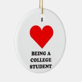 I HERZ, das ein Unistudent ist! Keramikornament (Rechts)