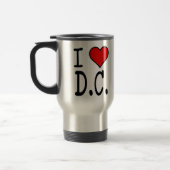 I Herz DC Reisebecher (Links)