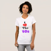 I Herz der 80er Vintage T - Shirt (Vorne ganz)