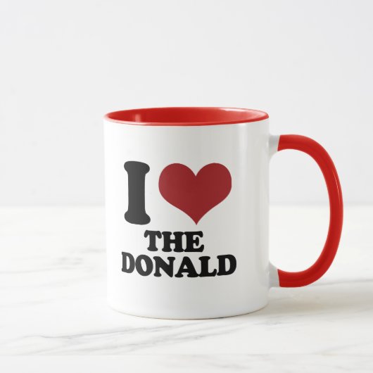 I Herz der Donald Tasse (Rechts)