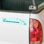 I (Herz) der Hawaiianischen Inseln Autoaufkleber (Auf Lkw)