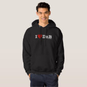 I Herz DnB Hoodie (Vorne ganz)