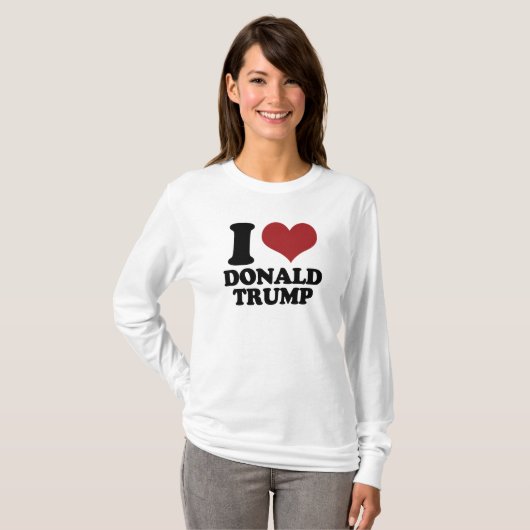I Herz Donald Trump T-Shirt (Vorne ganz)