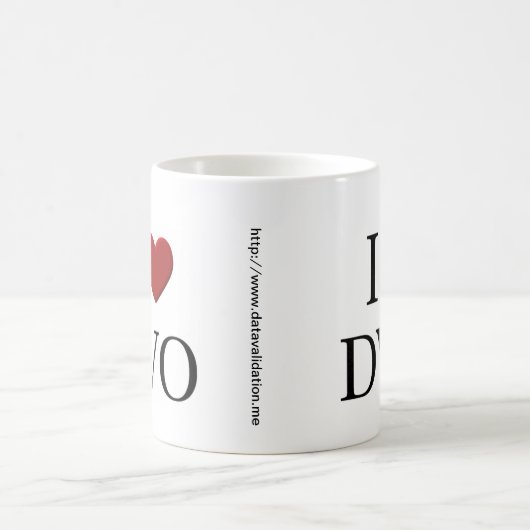 I Herz DVO Kaffeetasse (Mittel)