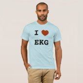 I Herz EKG T-Shirt (Vorne ganz)