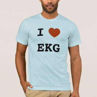 I Herz EKG T-Shirt