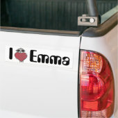 I Herz-Emma-alien Autoaufkleber (Auf Lkw)