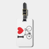 I Herz-Fahrrad Gepäckanhänger (Vorderseite vertikal)