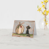 I Herz-Fall - leeres Notecards Karte (Gelbe Blume)