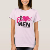 I Herz-feministische Männer… T-Shirt (Vorderseite)
