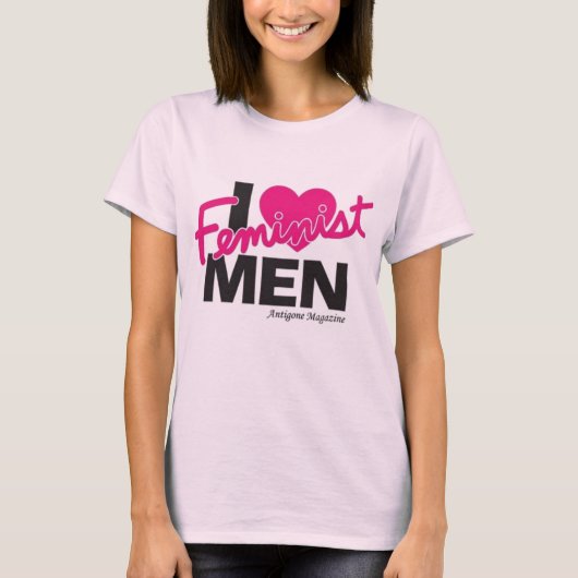I Herz-feministische Männer… T-Shirt (Vorderseite)
