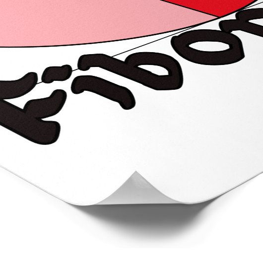 I Herz Fibonacci Poster (Ecke)