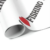 I Herz-Fischen Geschenkpapier (Rolleneckpunkt)