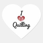 I (Herz) Füllung, 1,5-in-Herz-Aufkleber Herz-Aufkleber (Vorderseite)