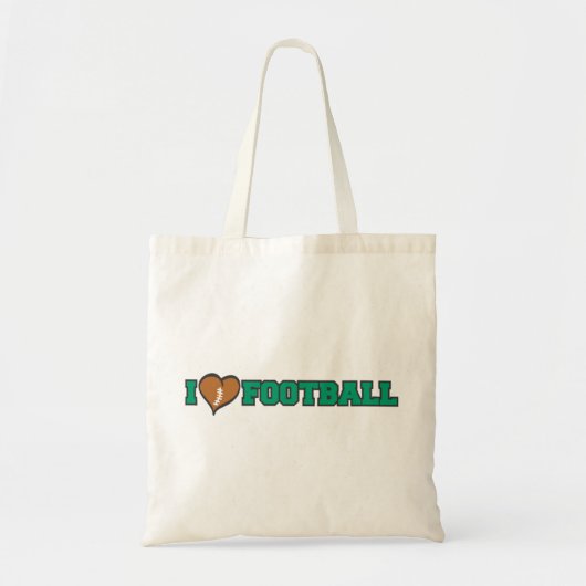 I Herz Fußball Liebe Tragetasche (Vorne)