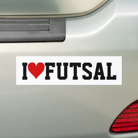 I [Herz] Futsal Autoaufkleber (Auf Auto)