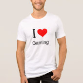 I (Herz) Gaming Tri-Blend Shirt (Vorderseite)