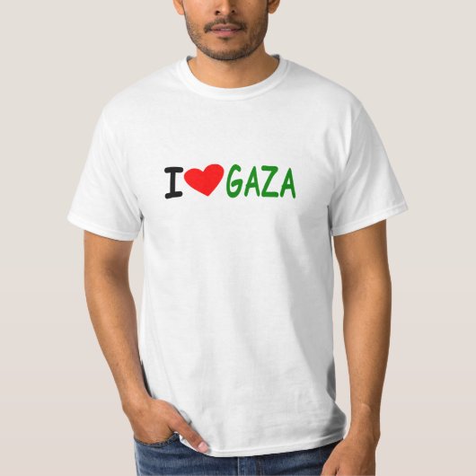I Herz Gaza T-Shirt (Vorderseite)