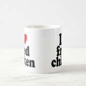 I Herz-gebratenes Huhn Kaffeetasse (Mittel)