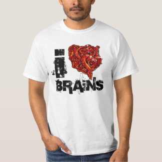I Herz-Gehirne T-Shirt