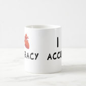 I Herz-Genauigkeit Kaffeetasse (Mittel)