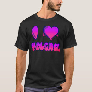 I Herz Gewalt T-Shirt