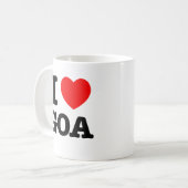 I Herz Goa Kaffeetasse (Vorderseite Links)