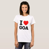 I Herz Goa T-Shirt (Vorne ganz)
