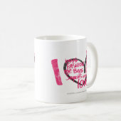I Herz-Graffiti-Magenta Kaffeetasse (VorderseiteRechts)