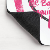 I Herz-Graffiti-Magenta Mousepad (Ecke)