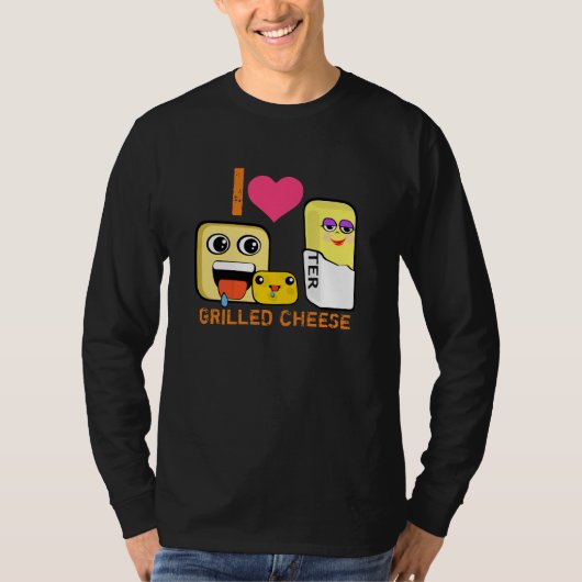 I Herz-Grillkäse T-Shirt (Vorderseite)