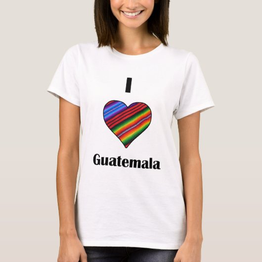I Herz Guatemala Tipico T-Shirt (Vorderseite)