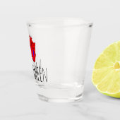 I Herz Halloween Schnapsglas (Rechts)