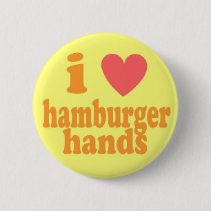 I Herz-Hamburger-Hände Button