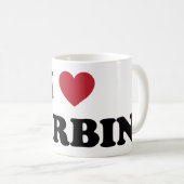 I Herz-Harbin-China Kaffeetasse (VorderseiteRechts)