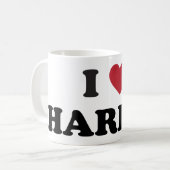 I Herz-Harbin-China Kaffeetasse (Vorderseite Links)