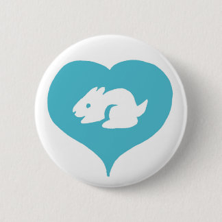 I Herz-Häschen-Button Button