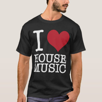 I Herz-Haus-Musik T-Shirt