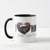 I Herz-Honig-Dachs Tasse (Links)