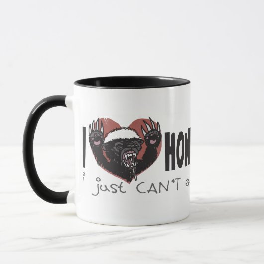 I Herz-Honig-Dachs Tasse (Links)