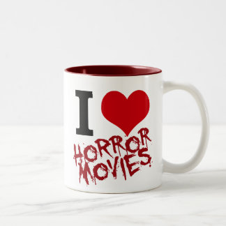 I Herz-Horror-Filme Zweifarbige Tasse