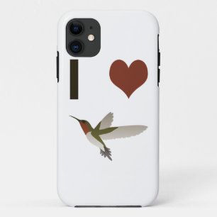 I Herz Hummingvögel Case-Mate iPhone Hülle