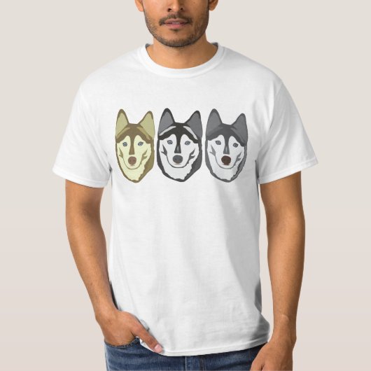 I Herz-Huskies! T-Shirt (Vorderseite)