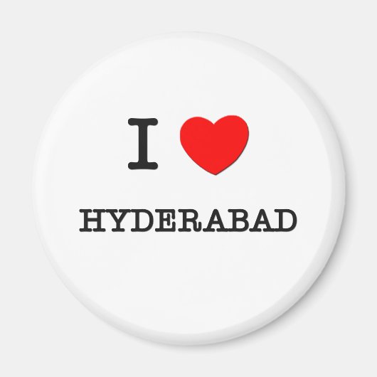 I Herz HYDERABAD Magnet (Vorne)