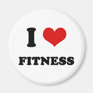 I Herz I Liebe Fitness Magnet