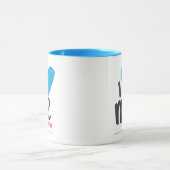 I Herz ich Aqua Tasse (Zentrum)