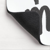 I Herz ich lila Mousepad (Ecke)